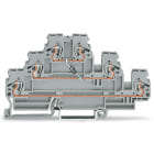 WAGO ITALIA SRL - WAG870-590/281-410 MORSETTO PER COMPONENTE A TRE PIANI, GRI