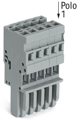 WAGO ITALIA SRL WAG769-113 CONNETTORE FEMMINA PER 1 CONDUTTORE CAGE