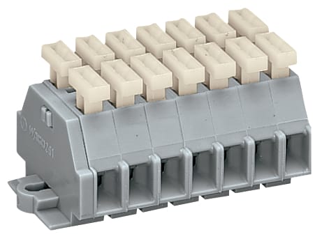 WAGO ITALIA SRL WAG261-107/341-000 MORSETTIERA PER 2 CONDUTTORI SU ENTRAMBI