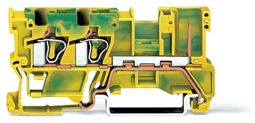 WAGO ITALIA SRL WAG769-257 MOR. BASE DI TERRA 2 CONDUTTORI/1 PIN, V