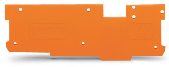 WAGO ITALIA SRL WAG769-321 PIASTRA TERMINALE INTERMEDIA SPESSORE 1,