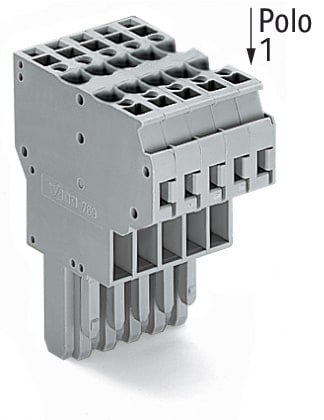 WAGO ITALIA SRL WAG769-129 CONNETTORE FEMMINA PER 2 CONDUTTORI CAGE