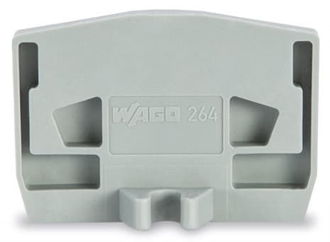 WAGO ITALIA SRL WAG264-363 PIASTRA TERMINALE CON FLANGIA DI FISSAGG