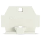 WAGO ITALIA SRL WAG262-363 PIASTRA TERMINALE FLANGIA GRIGIO CHIARO