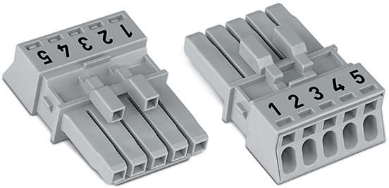 WAGO ITALIA SRL WAG890-245 PRESA 5 POLI, GRIGIA