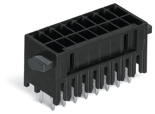 WAGO ITALIA SRL WAG713-1416/037-000 CONNETTORE MASCHIO THT, 2 FILE 0,8 X 0,8