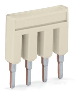 WAGO ITALIA SRL WAG2000-404 PONTICELLO 4 PASSO ISOLATO GRIGIO CHIARO