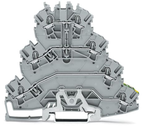 WAGO ITALIA SRL WAG2002-4127 MORS. PER MONTAGGIO SU GUIDA A QUATTRO P