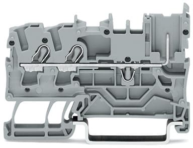 WAGO ITALIA SRL - WAG2022-1304 MOR. BASE 2 CONDUTTORI/1 PIN 2,5 MM², BL