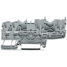 WAGO ITALIA SRL - WAG2022-1401 MOR. BASE 2 CONDUTTORI/2 PIN 2,5 MM², GR