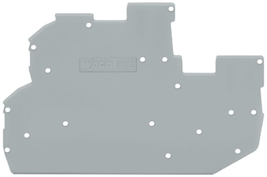WAGO ITALIA SRL WAG2022-2291 PIASTRA TERM INTERMEDIA SPESSORE 1MM GRI