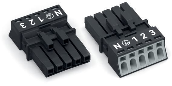 WAGO ITALIA SRL WAG890-205 PRESA 5 POLI, NERA