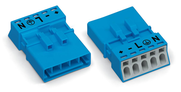 WAGO ITALIA SRL WAG890-1115 SPINA 5 POLI COD I 1,50 MMQ BLU