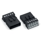 WAGO ITALIA SRL WAG890-215 SPINA 5 POLI COD A 1,50 MMQ NERO