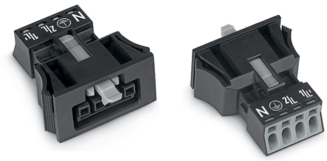 WAGO ITALIA SRL WAG890-704 PRESA INNESTO SCATTO 4P COD A 1,50MMQ NE