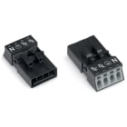 WAGO ITALIA SRL WAG890-214 SPINA 4 POLI COD A 1,50 MMQ NERO