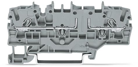 WAGO ITALIA SRL WAG2002-1961 MORSETTO DI BASE PER 2 CONDUTTORI GRIGIO