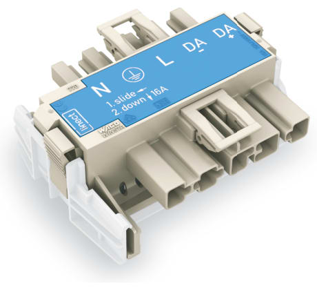 WAGO ITALIA SRL WAG770-7105 CONNETTORE A T LINECT A 5 POLI, BLU