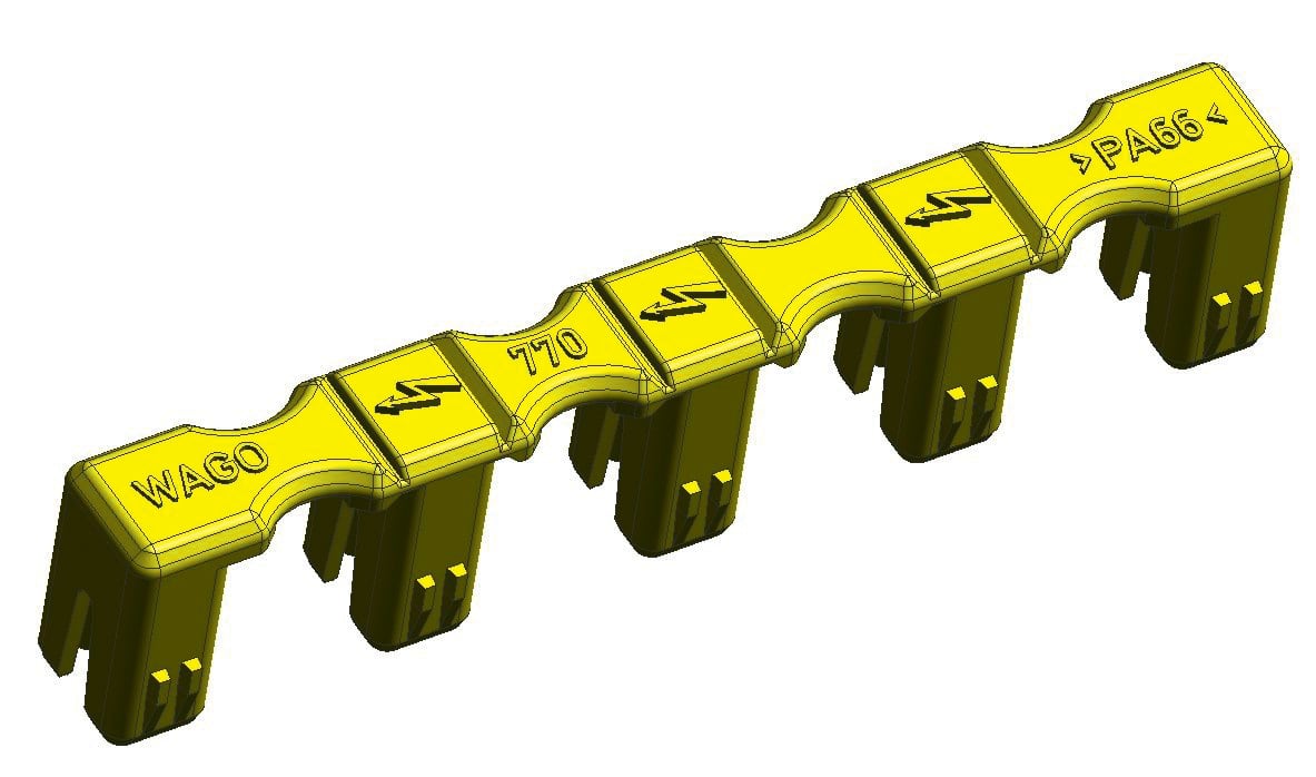 WAGO ITALIA SRL WAG770-360 SPINA CHIUSURA SPINA 5P SEPARABILE GIALL