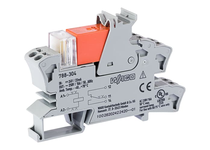 WAGO ITALIA SRL WAG788-304 REL DC 24V, GRIGIO