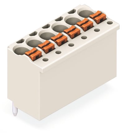 WAGO ITALIA SRL WAG2091-1172 1 COND. CONNETTORE FEMMINA THT, PULSANTE