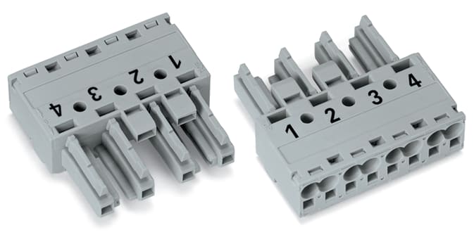 WAGO ITALIA SRL WAG770-244 PRESA 4 POLI, GRIGIA
