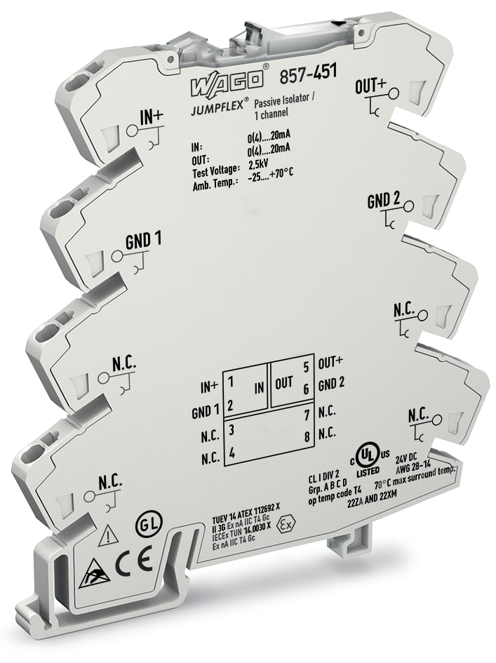 WAGO ITALIA SRL WAG857-451 PASSIV ISO-AMP 1-CH I I
