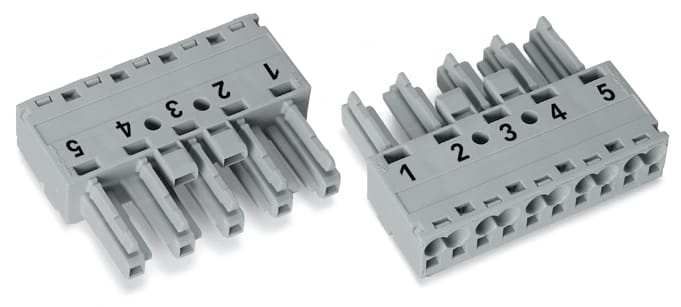 WAGO ITALIA SRL WAG770-245 PRESA 5 POLI, GRIGIA