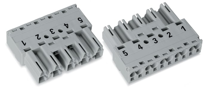 WAGO ITALIA SRL WAG770-255 SPINA 5 POLI COD B 4,00 MMQ GRIGIO
