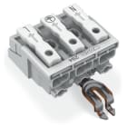 WAGO ITALIA SRL WAG294-5313 CONN PULS ANG N PE 3P 2,5MMQ 85 C BIANCO