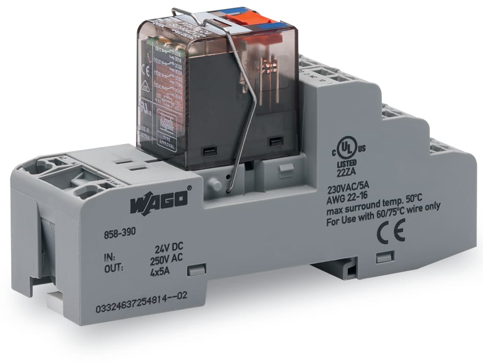 WAGO ITALIA SRL WAG858-390 REL DC 24V
