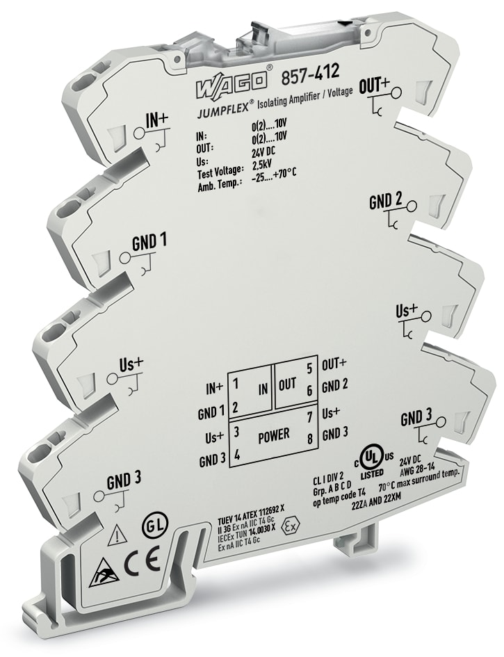 WAGO ITALIA SRL WAG857-412 ISO-AMP U U