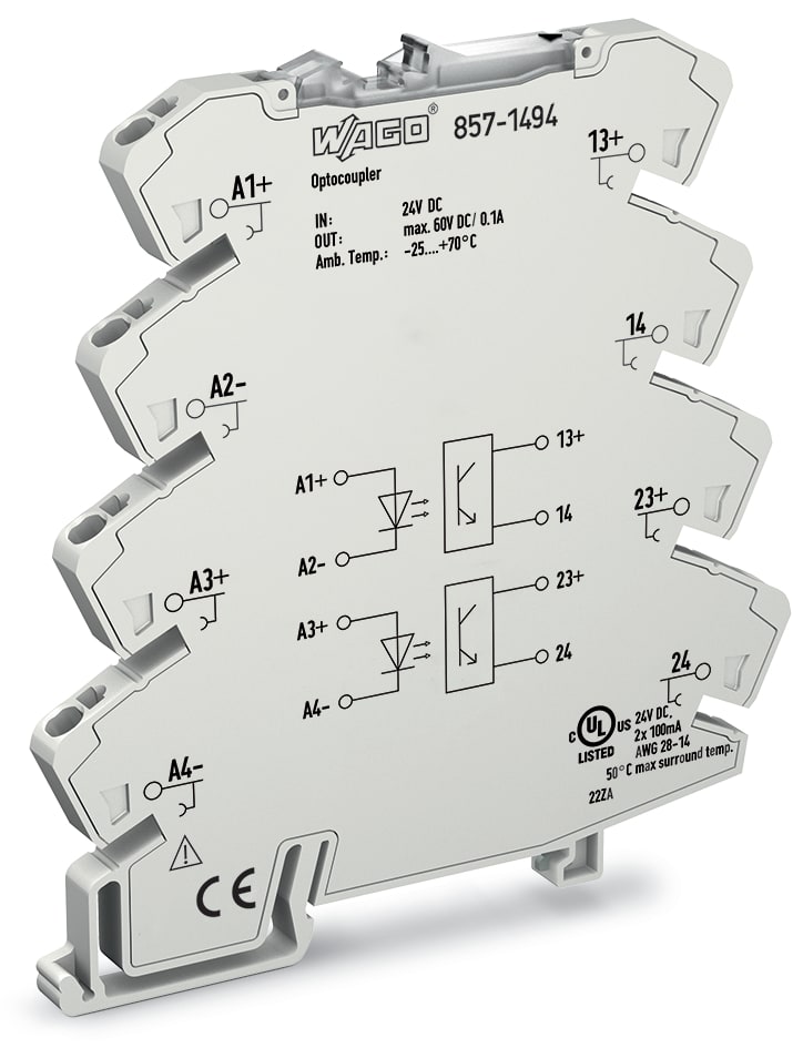 WAGO ITALIA SRL WAG857-1494 OPTO 2X DC 24V