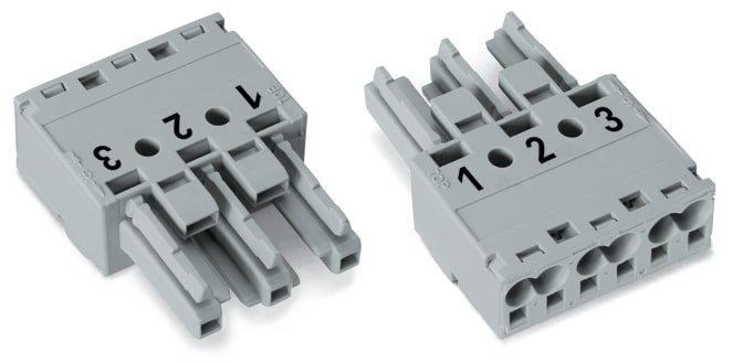 WAGO ITALIA SRL WAG770-243 PRESA 3 POLI, GRIGIA