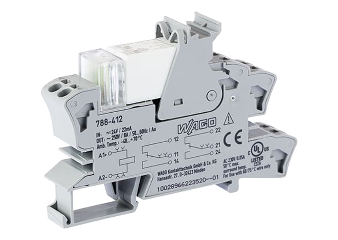 WAGO ITALIA SRL WAG788-412 REL DC 24V, GRIGIO