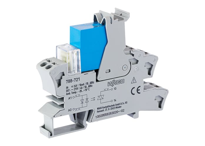 WAGO ITALIA SRL WAG788-721 SSR 24V AC/DC, GRIGIO