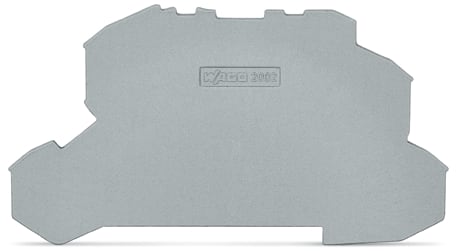 WAGO ITALIA SRL WAG2002-2691 PIASTRA TERM INTERMEDIA SPESSORE 1MM GRI