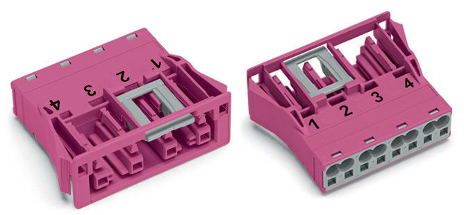 WAGO ITALIA SRL WAG770-784 PRESA A SCATTO ROSA