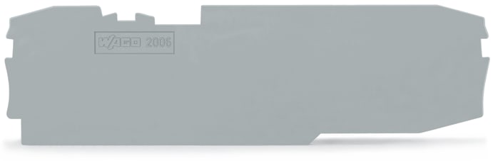 WAGO ITALIA SRL WAG2006-8691 PIASTRA TERM INTERMEDIA SPESSORE 1MM GRI