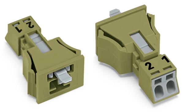 WAGO ITALIA SRL WAG890-772 SPINA INNESTO SCATTO 2P B VERDE