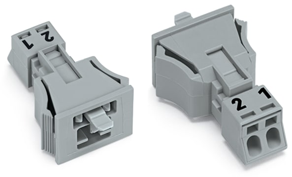 WAGO ITALIA SRL WAG890-752 SPINA INNESTO SCATTO 2P B GRIGIO