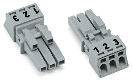 WAGO ITALIA SRL WAG890-243 PRESA 3 POLI, GRIGIA