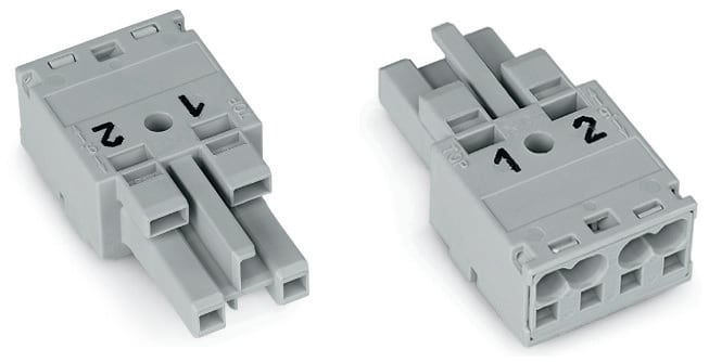 WAGO ITALIA SRL WAG770-242 PRESA 2 POLI, GRIGIA
