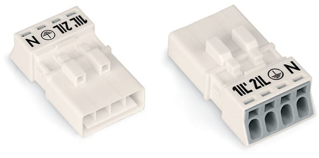 WAGO ITALIA SRL WAG890-234 SPINA 4 POLI COD A 1,50 MMQ BIANCO