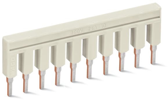 WAGO ITALIA SRL WAG2002-410 PONTICELLO 10 POLI ISOLATO GRIGIO CHIARO