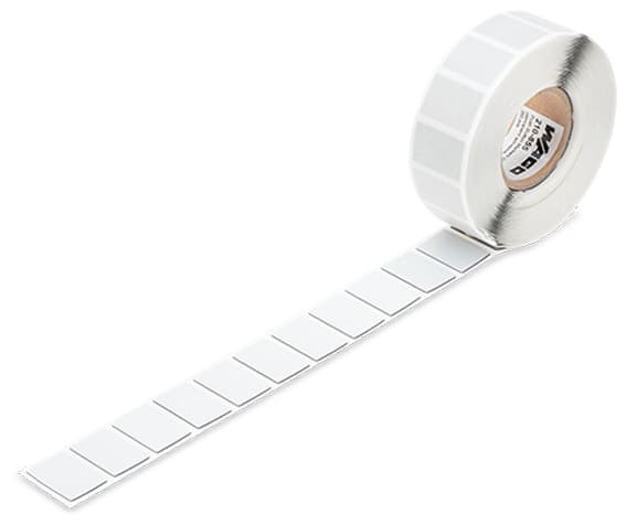 WAGO ITALIA SRL - WAG210-855 MARCATURA PULSANTE 27 X 18 MM, ARGENTO