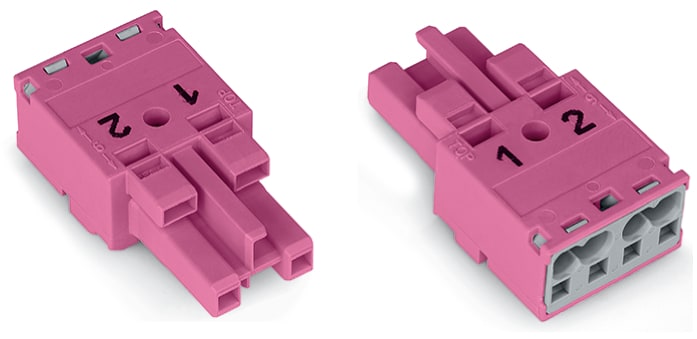 WAGO ITALIA SRL WAG770-282 PRESA 2 POLI, ROSA