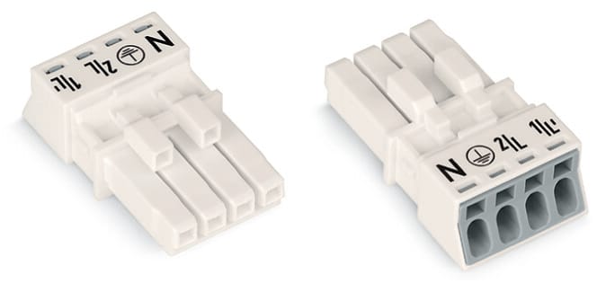 WAGO ITALIA SRL WAG890-224 PRESA 4 POLI COD A 1,50 MMQ BIANCO