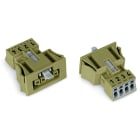 WAGO ITALIA SRL WAG890-764 PRESA INNESTO SCATTO 4P B VERDE