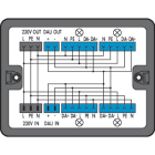 WAGO ITALIA SRL - WAG899-631/181-000 SCATOLA DI DISTRIBUZIONE 230 V + DALI, N